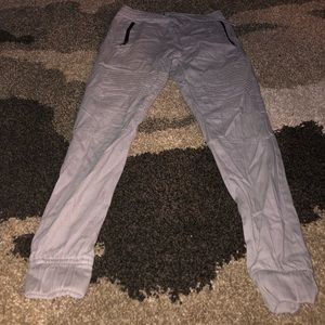 Gray pants